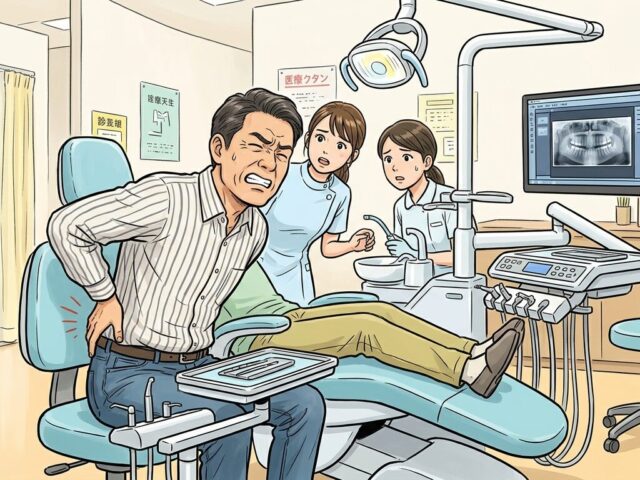 歯科医院での治療後に腰が痛くなる人は